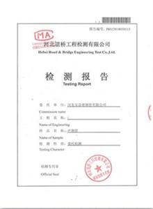 宿州公司检测报告